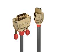 LINDY 36194 Cable HDMI a DVI-D de 1 m, línea Gold