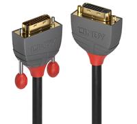 Lindy Cable DVI 36232 2 m DVI-D/DVI-I Macho/Hembra Negro