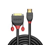 Lindy - 36272 adaptador de cable de vídeo 2 m HDMI tipo A (Estándar) DVI-D Negro