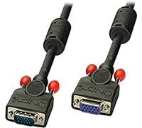 Lindy 36392 Cable VGA 1 m VGA (D-Sub) Negro - Cables VGA (1 m, VGA (D-Sub), VGA (D-Sub), Macho, Hembra, Negro)