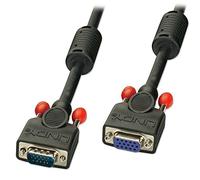 Lindy 36395 5m Premium VGA Monitor Extension Cable Black
