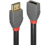 Lindy Cable de extensión HDMI 36477 Anthra Line HDMI 2.0 4K60Hz 2 m Negro