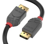 Lindy 36483 3m DisplayPort 1.2 Cable, Anthra Line