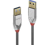 Lindy Cable USB 36629 – 5 m, USB A a USB A, USB 3.0 (3.1 Gen 1), 5000 Mbit/s, Gris