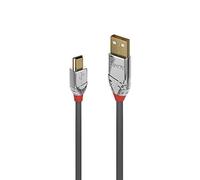 Lindy Cable USB 36631 – USB 2.0 (480 Mbit/s), USB A a Mini-USB B, 1 m, Gris