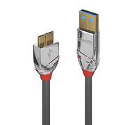 Lindy – Cable USB 36657 USB 3.1 Gen 1 USB A a Micro-USB B 1 m Gris 5000 Mbit/s