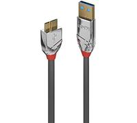 Lindy Cable USB 36658 – USB A a Micro-USB B, USB 3.2 Gen 1 (3.1 Gen 1), 2 m, Gris