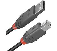 LINDY Cable USB 2.0 36676 – Tipo A a Tipo B – 7,5 m – Negro