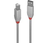 Lindy 36683 cable usb 2 m usb 2.0 usb a usb b gris