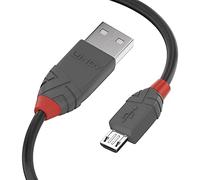 Lindy Cable USB 36732 Anthra Line – USB 2.0 tipo A a Micro-B 1 m Negro