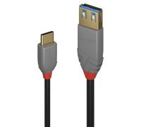 Lindy 36895 - Cable USB (0,15 m, USB C, USB A, 3.1 (3.1 Gen 2), 10000 Mbit/s, Ne