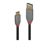 LINDY Cable USB A a USB C 36910 50 cm Negro