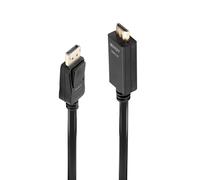 LINDY 36921 1m DisplayPort to HDMI 10.2G Cable, Black