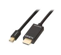 Lindy Cable adaptador 36926 Mini DisplayPort a HDMI 4K30 1 m Negro