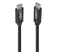 Lindy 36975 cable usb usb 3.2 gen 2x2 0,5 m usb c negro