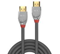 Lindy - 37870 cable HDMI 0,5 m HDMI tipo A (Estándar) Negro, Plata
