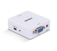 Lindy Convertidor de vídeo 38165 - HDMI, 480i/480p/576i/576p/720p/1080i/1080p, Negro