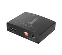 Lindy 38167 convertidor de audio Negro - Conversor de audio (65 mm, 88 mm, 24 mm)
