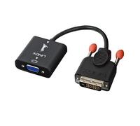 Lindy 38189 adaptador de cable de vídeo 0,1 m dvi-d vga (d-sub) negro