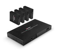 Lindy 38262 Amplificador Receptor Transmisor AV HDCP Negro 60 Hz