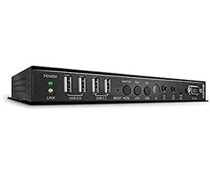 Lindy 38267 extensor audio/video receptor av negro