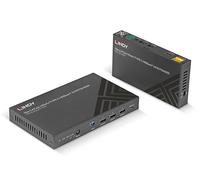 Extensor KVM HDMI 4K60 Cat.6A y Tipo C HDBaseT 3.0 de 70 m