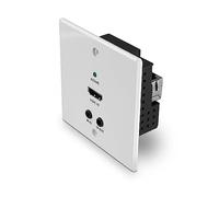 LINDY 38347 Placa de Pared HDMI 4K60, IR & RS-232 Cat.6 HDBaseT UK Extensor, transmisor 70m