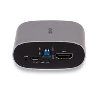 Lindy - 38368 convertidor de audio Negro, Plata