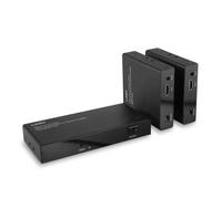 Lindy 38385 Amplificador de Audio/Video AV Transmisor y Receptor Negro