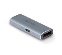 Lindy 38421 extensor audio/video repetidor de señales av plata