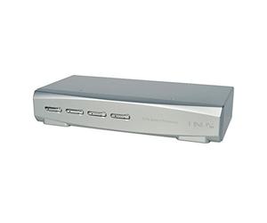 Lindy 39311 interruptor KVM Gris - Periférico de entrada (USB, USB, HDMI, Gris, 255 mm, 120 mm)