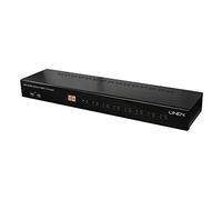 LINDY 39317 8 puertos DVI-I Single Link, USB 2.0 & Audio KVM Switch Pro