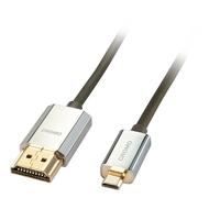 Lindy 3m CROMO Slimline High Speed HDMI to Micro HDMI 2.0 Cable with Ethernet, 4