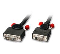 Lindy 3m dvi-a/vga cable vga (d-sub) negro - adaptadores de cable de v