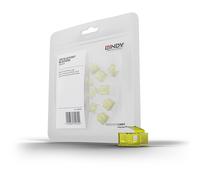 Lindy 40483 bloqueador de puerto rj-45 amarillo acrilonitrilo butadien