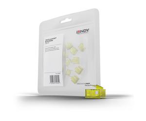 Lindy 40483 bloqueador de puerto rj-45 amarillo acrilonitrilo butadien