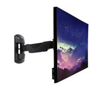 Lindy 40713 soporte para monitor 66 cm (26') pared negro