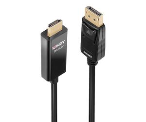 Lindy 40925 adaptador de cable de vídeo 1 m DisplayPort HDMI Negro