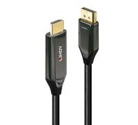 LINDY 40930 Cable activo DisplayPort 1.4 a HDMI 8K60, 1m