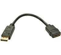 Adaptador de cable DisplayPort a HDMI Lindy 41005 0,15 m