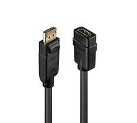 Lindy 41005 adaptador de cable de vídeo 0,15 m DisplayPort HDMI Negro - Adaptadores de cable de vídeo (0,15 m, DisplayPort, HDMI, Macho, Hembra, Oro)