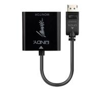 Lindy 41068 adaptador de cable DisplayPort 1.2 HDMI 2.0 Negro - Adaptador para c