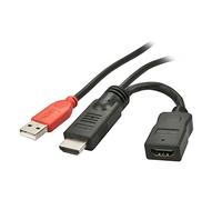 Lindy Adaptador de alimentación HDMI 41080 – HDMI 1.4 M/F con conector USB A