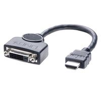 Lindy 41227 adaptador de cable de vídeo 0,2 m dvi-d hdmi negro
