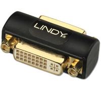 Lindy 41233 cambiador de género para cable dvi negro