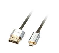 Lindy - 41681 cable HDMI 1 m HDMI tipo A (Estándar) HDMI tipo D (Micro) Negro