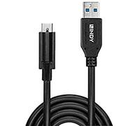 Lindy 41878 - Cable USB (1 m, USB A, USB C, 3.1 (3.1 Gen 2), 10000 Mbit/s, Negro)