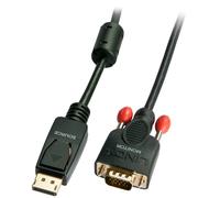 Lindy 41943 adaptador de cable displayport vga negro - adaptador para