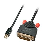 Lindy 41952 adaptador de cable de vídeo 2 m mini displayport dvi-d ne