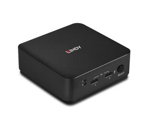 Lindy 42321 interruptor kvm gris